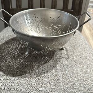 Vintage Aluminum Star Colander